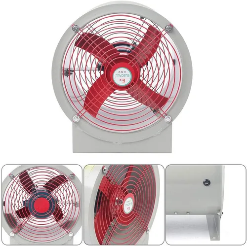 Ventilador de tubo cilíndrico de 16 pulgadas, ventilador axial, ventilador axial de 1450 rpm, ventilador de alta velocidad, ventilador