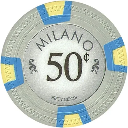 Miniatura 5 de Fichas de póquer Milano por Claysmith Gaming. Fichas de póquer de arcilla de calidad de casino en juegos de 25