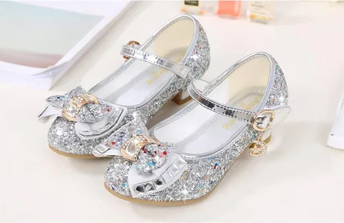 Miniatura 4 de Cadidi Dinos Zapatos de vestir para niñas con tacón de fiesta de boda Mary Jane Princess Flower Shoes (bebéniño pequeñoniño grande)