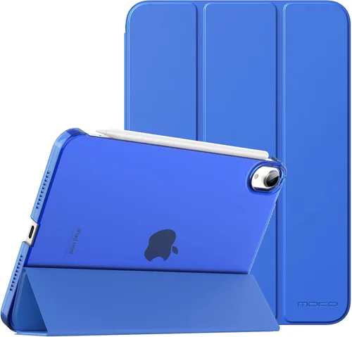 Miniatura 24 de MoKo Funda para iPad mini 7 (A17 Pro) Generación 2024, Funda para iPad mini 6 2021, Funda Protectora Delgada y Ligera de 8.3 Pulgadas con Carcasa