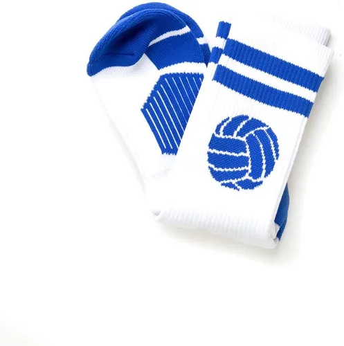 Miniatura 4 de ChalkTalkSPORTS Calcetines tejidos de voleibol a media pierna Pelota clásica Varios colores y tamaños