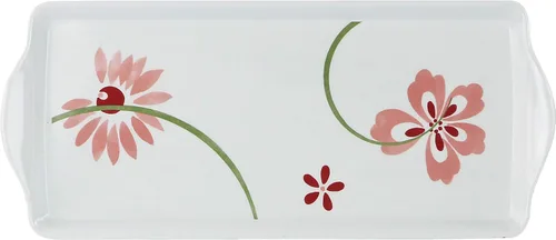 Miniatura 35 de Reston Lloyd Corelle Coordinates charola de melamina con asas, (Tidbit Tray)