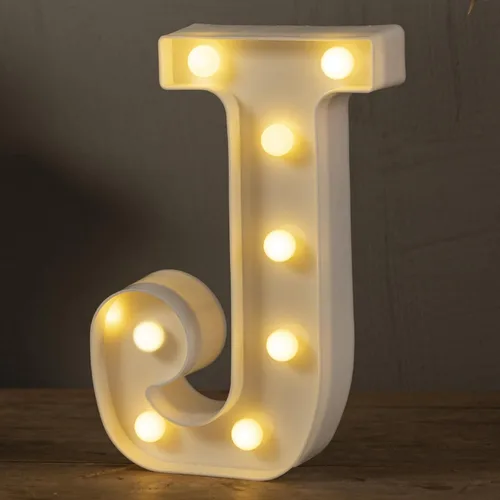 Miniatura 34 de HXWEIYE Letras iluminadas con luces LED, letreros luminosos de marquesina, 26 letras del alfabeto y 10 números para fiestas de cumpleaños, bares