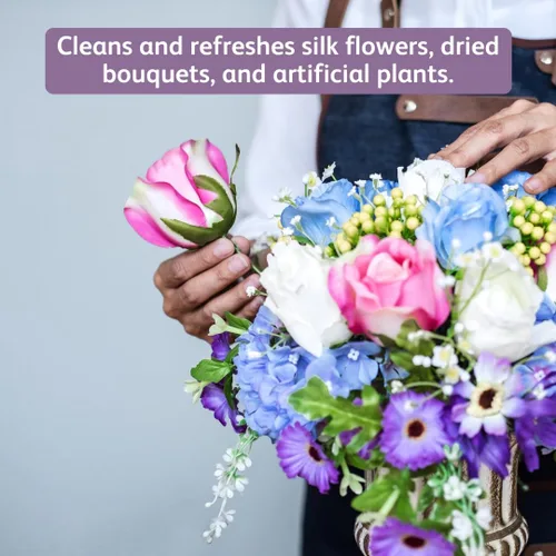 Miniatura 3 de Chrysal Spray limpiador de seda y flores secas (14.8 onzas), suministros florales para plantas artificiales, suministros para arreglos florales