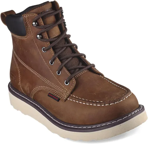 Miniatura 3 de Skechers Kadmiel - Botas de trabajo Bennot para hombre, marrón oscuro (Dark Brown Lariat)