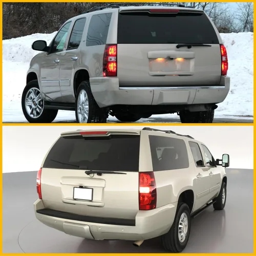 Miniatura 6 de Luz trasera derecha del lado del pasajero Boine Compatible con 2007-2014 Chevy Tahoe Suburban 1500 2500 Carcasa de luz trasera de freno Reemplaza
