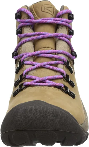 Miniatura 2 de KEEN Botas de senderismo de cuero impermeables de altura media para mujer Pirineos, Safarilavanda inglesa, 7