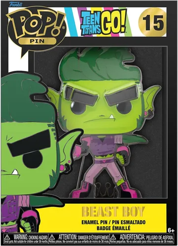Miniatura 3 de Funko Pop! Tamaño Pin DC: Teen Titans - Chico Bestia