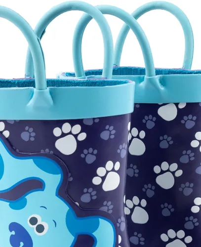 Miniatura 5 de Blue's Clues And You Wellies - Botas de agua para niños y niñas Animated Blue Puppy Lets Play Wellington Botas resistentes al agua Zapatos