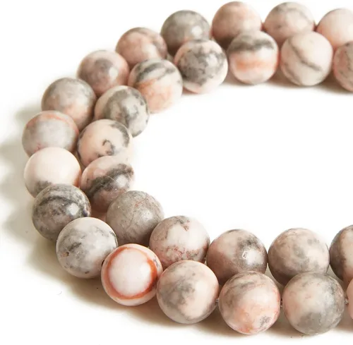 Miniatura 7 de 45 cuentas de jade azul y blanco de 0.315 pulgadas, cuentas de piedras preciosas naturales redondas sueltas para hacer joyas Jade blanco azul