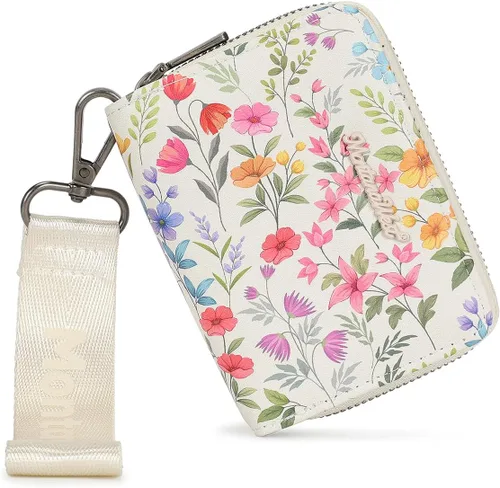 Miniatura 9 de Cartera de pulsera pequeña Montana West para mujer con forro de bloqueo RFID, ligera y fácil de llevar, Un negro, Pequeña