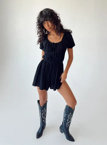 Miniatura 4 de MeiLuSi Botas vaqueras para mujer, hasta la rodilla, botas vaqueras con punta puntiaguda, tacón grueso, zapatos de gamuza con bordado