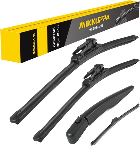 Miniatura 48 de MIKKUPPA Juego de 3 limpiaparabrisas de 22+21+12 pulgadas - Reemplazo para Dodge Durango 2011-2023, Jeep Grand Cherokee 2011-2013 - Limpiaparabrisas