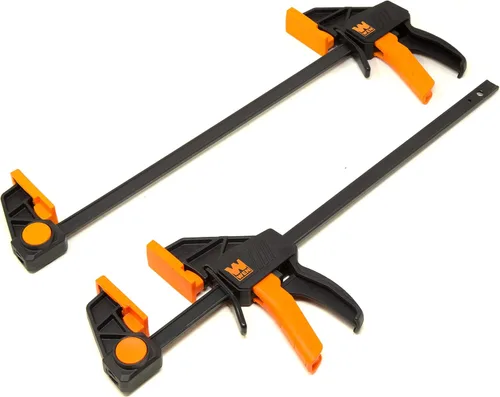 Miniatura 7 de WEN CLR062 Abrazaderas y separadores de barra de acero resistente de 6 pulgadas con garganta de 2.3 pulgadas, paquete de cuatro