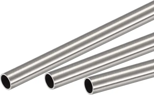 Miniatura 19 de uxcell Tubo redondo de acero inoxidable 304 0.197 in OD 0.024 in espesor de pared 9.843 in longitud 3 piezas