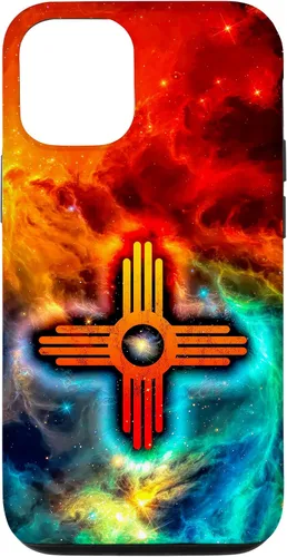 Miniatura 25 de Funda para iPhone 14 Pro Zia Sun Zia Pueblo Nuevo México Nativos Americanos Sagrado Symbol
