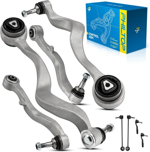 Miniatura 158 de PHILTOP Kit de suspensión delantera de 10 piezas, brazos de control inferiores con juntas de bola, eslabones de extremo de barra estabilizadora