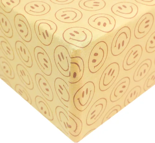 Miniatura 60 de Copper Pearl Sábanas de punto prémium para cuna de bebé para colchones estándar, transpirables y suaves, trucha