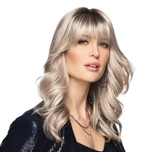 Miniatura 8 de Raquel Welch Chameleon Hair Topper Color R1 Negro Pelucas De Las Mujeres Sintético Monofilamento Base Clip En Bang Hairpiece Fringe