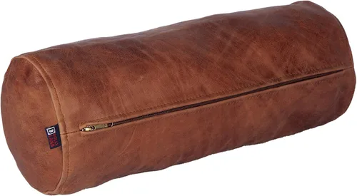 Miniatura 2 de Funda de cojín redonda para el cuello, funda de almohada redonda de luna llena de 14 x 5 pulgadas, funda de almohada cilíndrica de piel de cordero