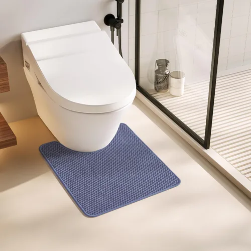 Miniatura 12 de TYUU Alfombras de Baño Antideslizantes Lavables, Tapete de Baño Súper Absorbente Delgado de Pila Baja para Secar Rápido, Alfombra de Baño Pequeña