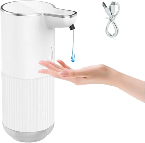 Miniatura 7 de Dispensador automático de jabón, dispensador eléctrico recargable de jabón para manos y platos para fregadero de cocina y baño, bomba sin contacto