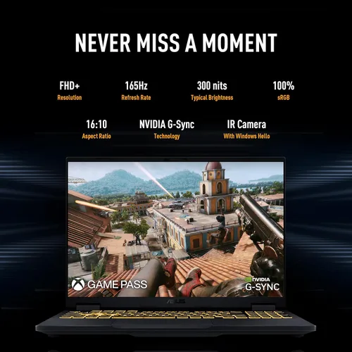Miniatura 7 de ASUS TUF Gaming F16 (2025) - Laptop para juegos, pantalla IPS-Level FHD+ de 16” a 165 Hz, 16:10, procesador Intel® Core™ i7 14650HX, NVIDIA® GeForce