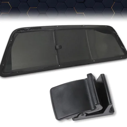 Miniatura 8 de PIT66 Cierre de pestillo manual para vidrio de ventana trasera deslizante compatible con Ford F150 1997-2004/Compatible con Ford F250 1997-1999