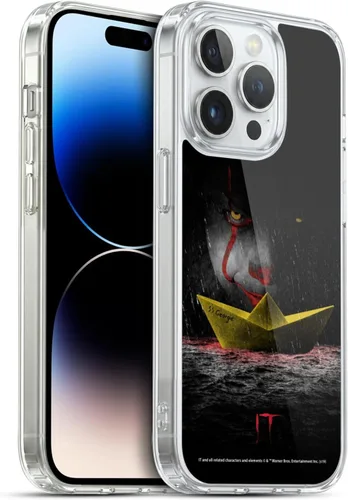Miniatura 69 de Head Case Designs Funda de gel suave con licencia oficial de la película de TI Pennywise 2 Graphics compatible con Apple iPhone 15 Pro