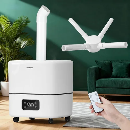 Humidificador YOKEKON para Habitación Grande 30L/7.93Gal, Humidificador Comercial para Toda la Casa de 5000 pies cuadrados, Humidificador de Relleno