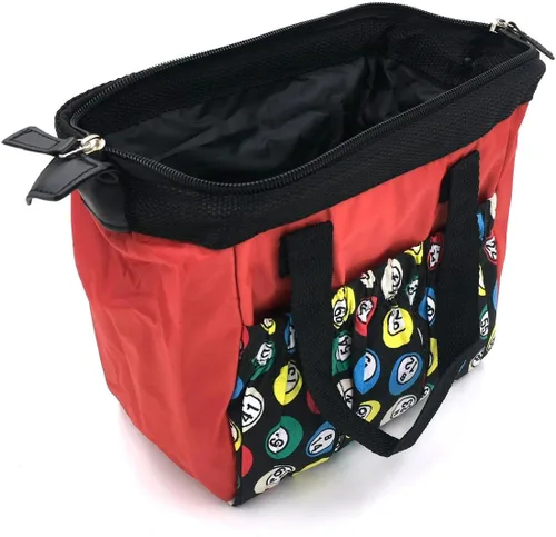 Miniatura 12 de Tapp Collections Bolso tote Bingo Dauber con 6 bolsillos Bingo Ball Design / Negro