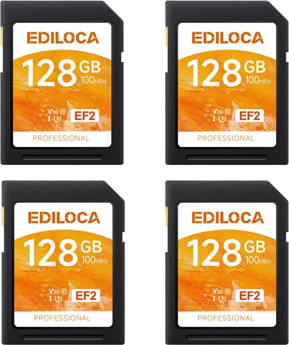 Miniatura 16 de Tarjeta SD UHS-I de 64 GB, paquete de 2 tarjetas de memoria UHS-I, almacenamiento rápido, velocidad de lectura/escritura 90/20 MB/s, C10, U1, V10