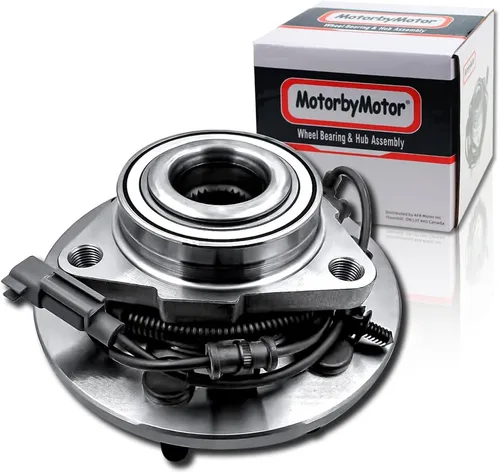 Miniatura 17 de MotorbyMotor 515177 Conjunto de cojinete de rueda delantera y cubo 4WD con 6 lengüetas para Ford F-150 2018-2020 (excluye Raptor) Conjunto