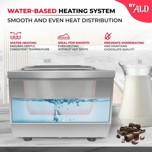Miniatura 5 de ALDKitchen - Olla para derretir chocolate, calentador eléctrico de alimentos, derretidor profesional de dulces, 110 V
