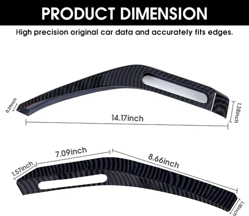 Miniatura 3 de Cubierta de Vista de Sendero Decoración Cubierta de Acabado Accesorios Exteriores para Accesorios Ford Bronco 2021 2022 2023 2024 2025 2-Puertas