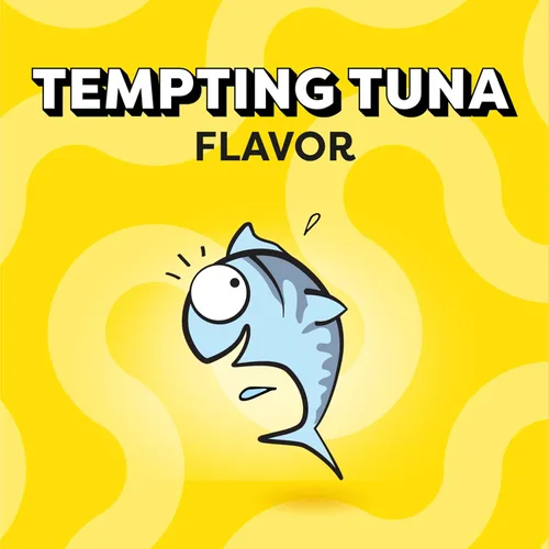 Miniatura 4 de TEMPTATIONS Jumbo Stuff Bocadillos crujientes y suaves para gato sabor Atún tentador, 14 onzas Envase