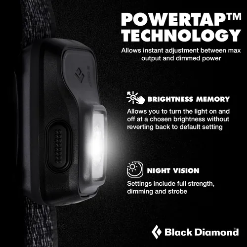 Miniatura 3 de BLACK DIAMOND Astro 300 - Linterna frontal de 300 lúmenes de brillo, funciona con 3 pilas AAA (incluidas), compacta y ligera, azul
