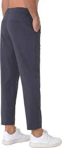 Miniatura 3 de Pantalones de viaje elásticos para hombre, entrepierna de 27 pulgadas, de secado rápido, ligeros, pantalones deportivos casuales con bolsillos