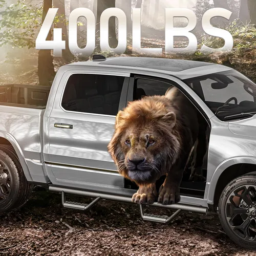 Miniatura 7 de YITAMOTOR - Estribos de caída compatibles con Chevy Silverado/GMC Sierra 1500 de 2 filas y 4 puertas 2007-2018, 2007-2019 2500HD 3500HD de 2 filas