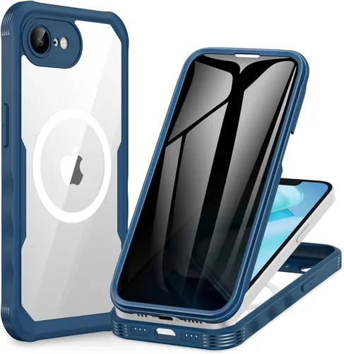 Miniatura 30 de CENHUFO Funda de privacidad para iPhone 11 Pro, funda de cuerpo completo con protector de pantalla de privacidad de vidrio templado 9H integrado