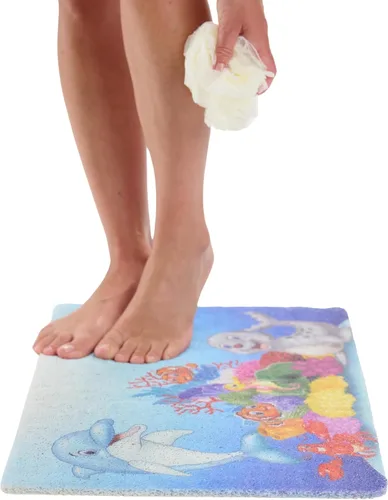 Miniatura 18 de Tapete de ducha antideslizante para bañera - Tapete de baño de lufa para baño - Tapete de baño de 40 x 16 pulgadas - Alfombra de baño antideslizante