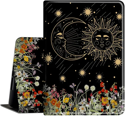 Miniatura 19 de Funda para tablet Kindle Fire HD 8 y 8 Plus (12ª generación 2022), funda delgada de piel sintética con función de encendido automático para tableta