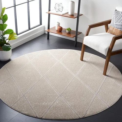 Miniatura 32 de SAFAVIEH Alfombra de área de 8 x 10 pies – Colección Revive – Grande – Gris, patrón de enrejado, no desprende pelusa y fácil limpieza, ideal
