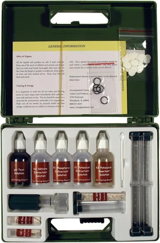 Miniatura 9 de Kit profesional de análisis de piso Luster Leaf, con 40 pruebas