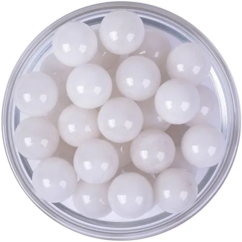 Miniatura 2 de Justinstones Jade Blanco Natural Pulido 20mm Piedra Preciosa Bola de Energía de Cristal Curativo Esfera Redonda Espécimen de Colección Piedra