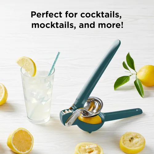 Miniatura 6 de Chef'n FreshForce - Exprimidor de cítricos de limón, prensa manual con potencia de doble engranaje para una máxima extracción de jugo, duradero
