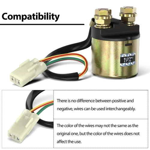 Miniatura 7 de Relé solenoide de arranque 1PZ para Honda TRX350 TRX420 TRX500 Rancher ATV Compatible con Honda TRX90 TRX200 TRX300 TRX400 TRX450 TRX520 TRX650