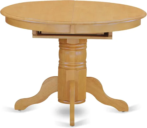 Miniatura 3 de East West Furniture AVVA5-LWH-C - Juego de mesa de comedor de 5 piezas, incluye una mesa de cocina ovalada con hojas de mariposa y 4 sillas
