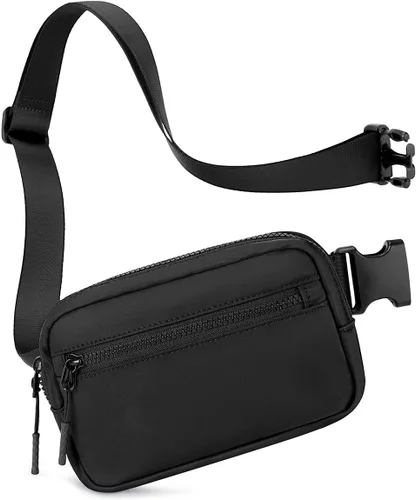 CHOLISS Riñonera cruzada para mujeres y hombres, riñonera cruzada, Negro -, Riñonera cruzada de moda para mujeres y hombres, riñonera cruzada para