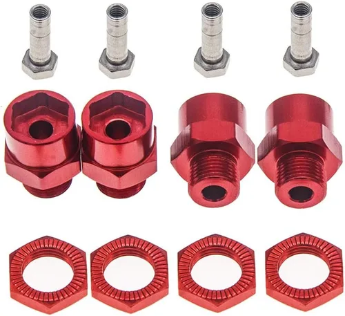 Miniatura 7 de Adaptador de cubo hexagonal de rueda de 0.472 in a 0.669 in conversión para 1/10 RC Car y actualización de neumáticos 1/8 Azul oscuro